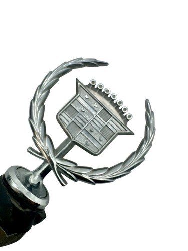 Vintage Cadillac Car Automobile Hood Emblem Ornament 1991 Eldorado - Picture 2 of 3