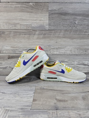 Nike Mujer Air Max 90 DA8726-100 Summit Blanco Lapislázuli Tenis Talla 10 Zapatos - Imagen 10 de 13