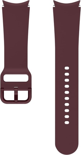 Samsung Galaxy Watch 4/5/5 Pro Sport Band 20mm M/L Burgandy - ET-SFR87LEEGEU - Picture 1 of 5