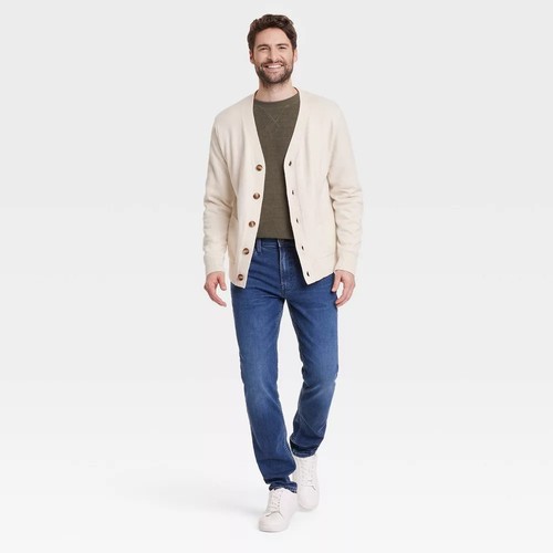 Men's V-Neck Cardigan Sweater - Goodfellow & Co - Picture 3 of 10