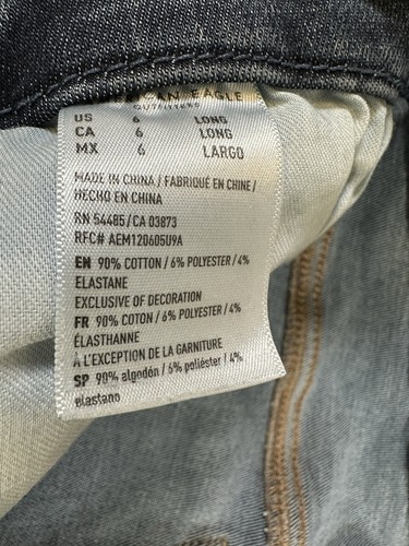 American Eagle Hi Rise Jegging Jean Pants Faded Wash Women 6 Long (Actual 27X28) - Picture 14 of 20