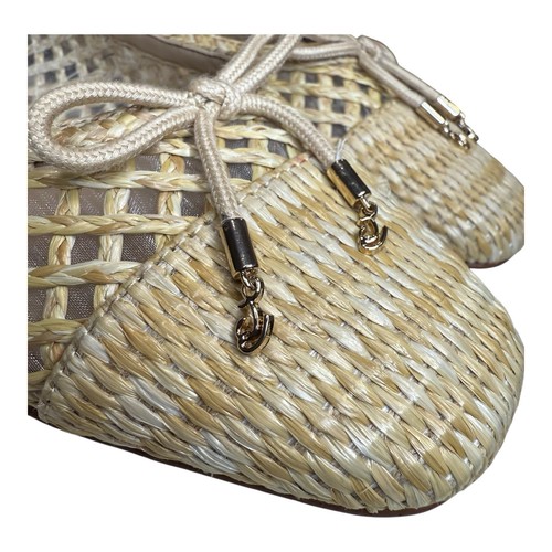 Zapatos Sam Edelman May para mujer 9,5 M beige ballet planos tejidos puntera arco COMO NUEVOS - Imagen 12 de 16