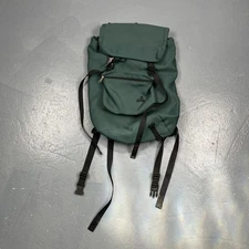 Vintage Eastern Mountain Sports Lightweight Hiking Backpack Green Buckles Pocket
