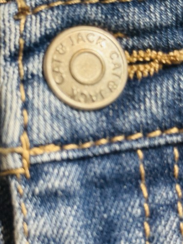 Cat & Jack Shorts, Girl's Blue Denim, Super Stretch Size 4T - Picture 2 of 10