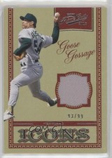 2016 Panini Prime Cuts Icons Jerseys /99 Rich Gossage Goose Gossage #IJ-GG HOF