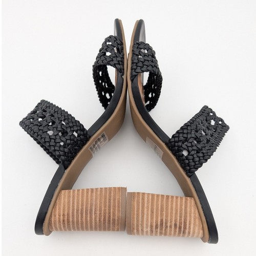 DV Dolce Vita Hobbs Strappy High Block Heels Sandals Women's Black Size US8 EU39 - Picture 6 of 11