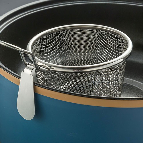 2 Pcs Stainless Steel Pasta Spoon Strainer with Handle Hot Pot Spoons - Bild 9 von 12