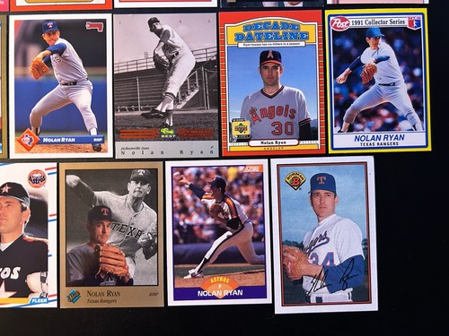 Nolan Ryan (31 Card Lot) w/ Inserts Mets, Astros, Rangers, Angels HOF EX-NrMint - Picture 5 of 5