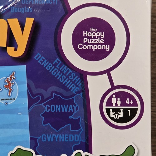 Jigraphy United Kingdom & Ireland Map Jigsaw Puzzle 100 Piece Happy Company New - Picture 11 of 12