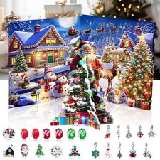 Christmas Advent Calendar 2025 Bracelet Girls 24 Days Christmas Countdown Cal...