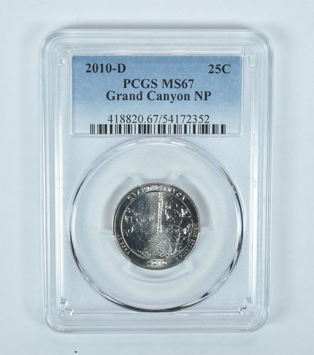 2010-D Washington Quarter ATB Grand Canyon MS67 PCGS *0255 - Picture 1 of 5