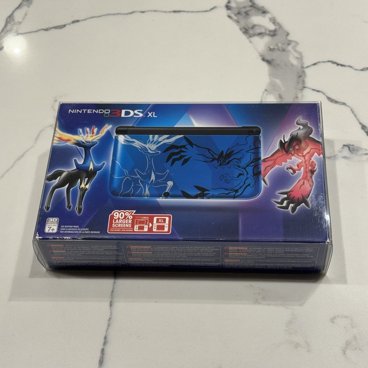 ポケモンX 欧州版 Nintendo 3DS 海外版 ポケットモンスター 欧州版 任天堂3DS ブルー美品＆ポケットモンスターX(ドイツ版