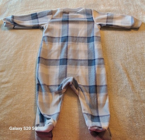 Carter's Baby Boy One Piece Sleeper Size 3 Months 2 Way Zip Long Sleeve Set Of 3 - Picture 15 of 23