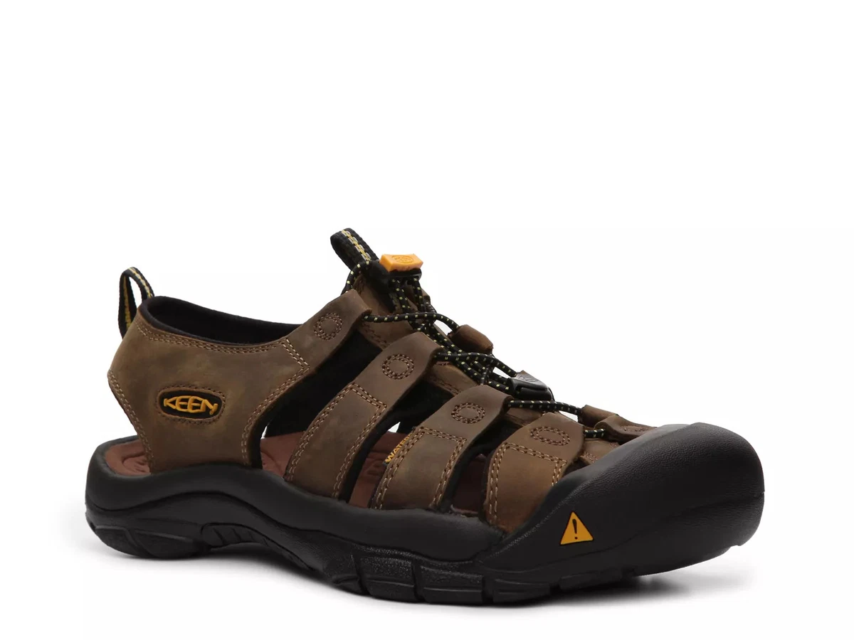 Keen Newport H2 Mens 10.5 Brown Leather‎ Waterproof Hiking Sport Sandals Fishing Keen Newport H2 Sport Waterproof Sandals for Men (Pick a  main image 4