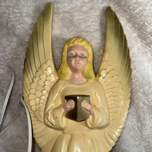 Vintage Angel 18” Blow Mold ~ Light-Up Plastic Union Product ~ TESTED!! - Picture 14 of 17