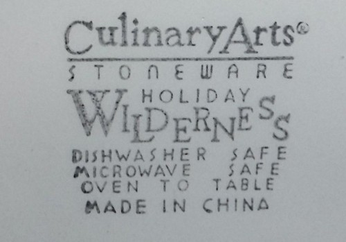 Culinary Arts by Tienshan ~ Holiday Wilderness ~ 31 Pc Dinnerware Set - Picture 16 of 16