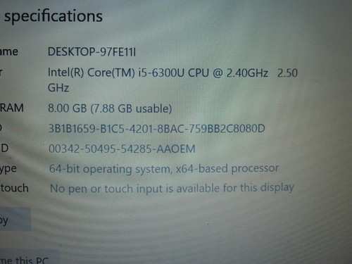 HP EliteBook 840 G5 14" Core i5-6300U 2.40GHz 8GB 256GB SSD W10 Laptop (Z174) - Picture 2 of 6