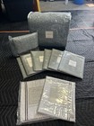 Restoration Hardware Quilted Silk Bedding King Set