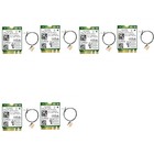 6 STÜCKE 8260 8260NGW WiFi-Karte + Antenne 2,4 G/5 GHz 867 M Bluetooth 4.2 4144