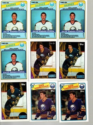 Dave Andreychuk Collection  610 Cards 95 Different Cards High Beckett Value $278