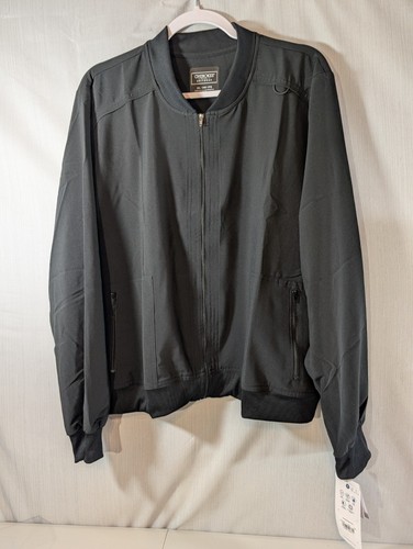 Cherokee Medical Uniforms Black Scrub Jacket Contemporary 2XL 360 Degree Stretch
