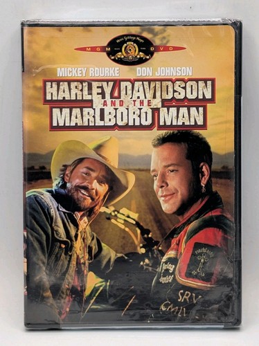 1991 Harley Davidson and the Marlboro Man (DVD, 2001) Rourke Johnson New Sealed - Picture 1 of 6