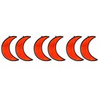  6 PCs Garten Bunt Acrylfenster Sonnencatcher Hanging Mond Design Sonnencatcher