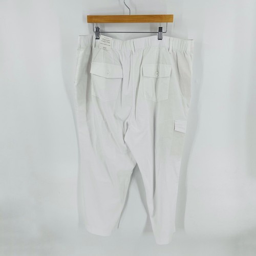 NWT Talbots Supersoft White Cargo Pants High Waist Straight Leg Crop Size 20W - Bild 2 von 13