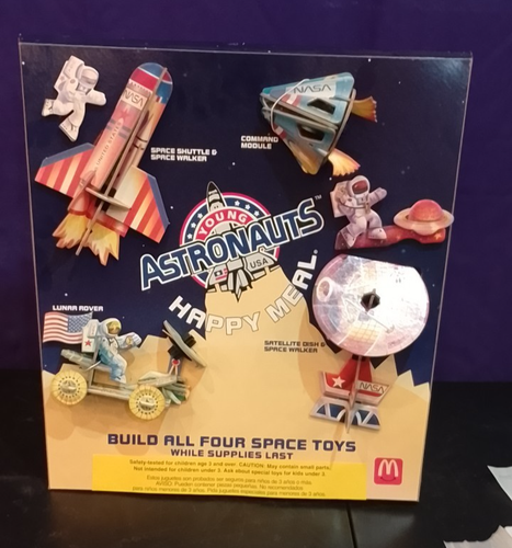 Astronauten Weltraum NASA McDonalds Happy Meal Store Display Spielzeug Set 1991 - Bild 5 von 11