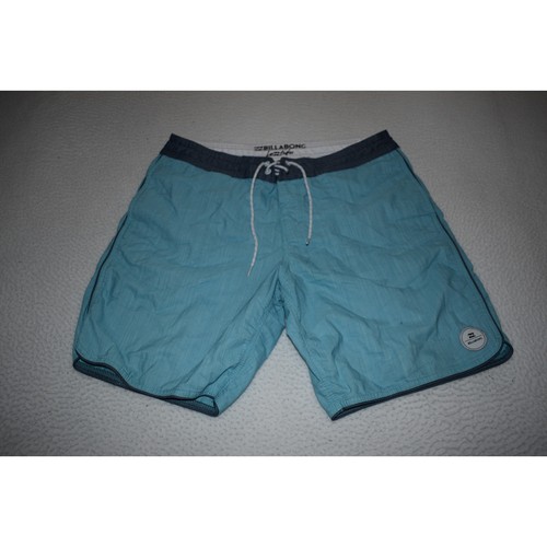 Billabong Low Ride Swimming Board Shorts Mens Size 34 Blue Tropical - Picture 8 of 8