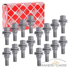 16x FEBI RADSCHRAUBEN M12 x 1,25 x 17 mm GEOMET SW17 50024812