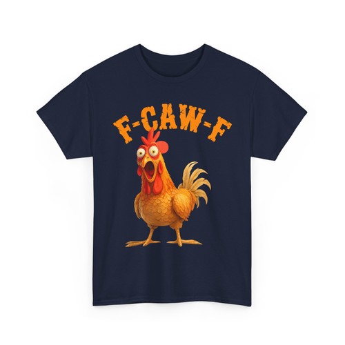 Lustiges F-Caw-F Huhn Shirt, FCAWF Huhn Damen Herren Humor Shirt - Bild 14 von 15