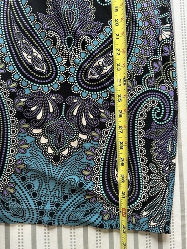 Vintage Robbie Bee Kleid Damengröße 12 Paisley künstlerisch - Bild 6 von 6