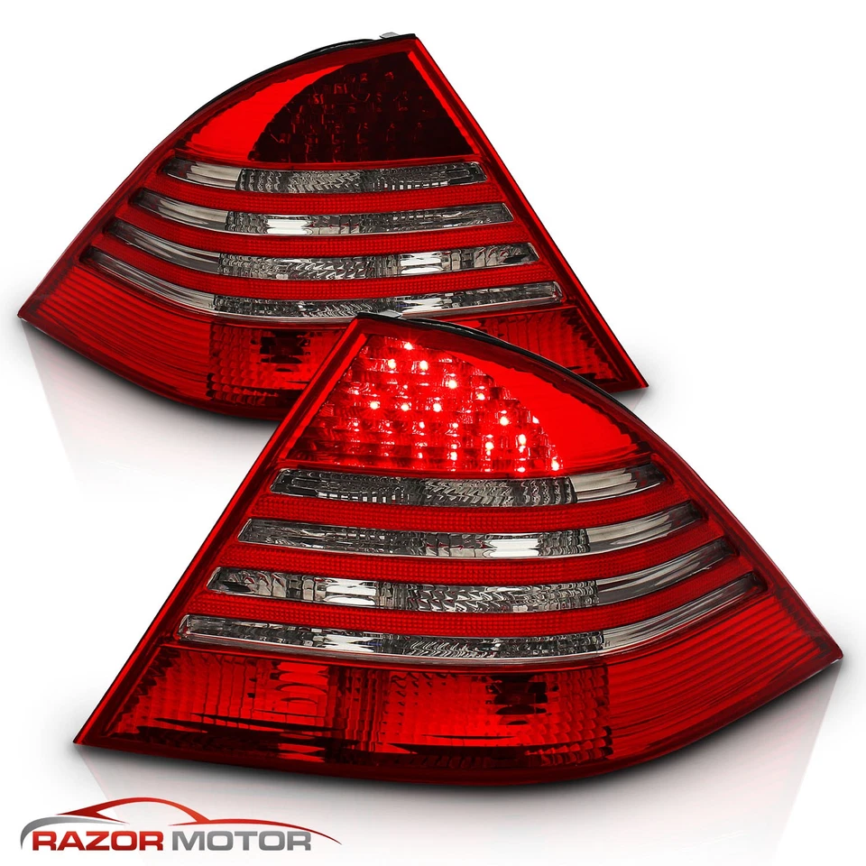 00-06 适用于梅赛德斯-奔驰 W220 S 级 S430 S500 S600 S550 红色烟尾灯 — 第 2/4 张图片