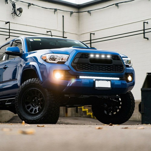 Grille LED Lights 2016-2021 4x Front Raptor Style Waterproof White Lens - Picture 5 of 12