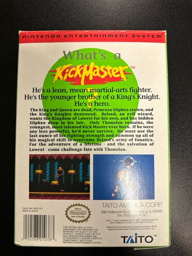 Kick Master 1991 (Nintendo Entertainment System) - Picture 5 of 6