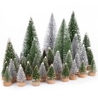 FUTUREPLUSX 30PCS Christmas Decorations Mini Christmas Trees, Artificial Mini...