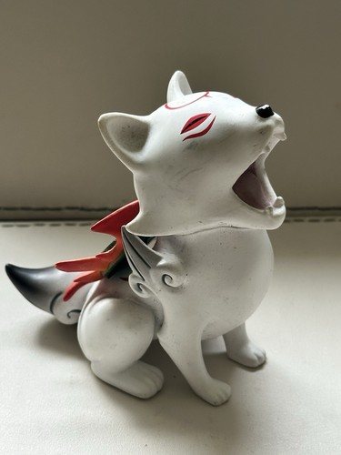 Figura de juego Okami Den Loot Crate exclusiva de Capcom Wolf - Imagen 2 de 3
