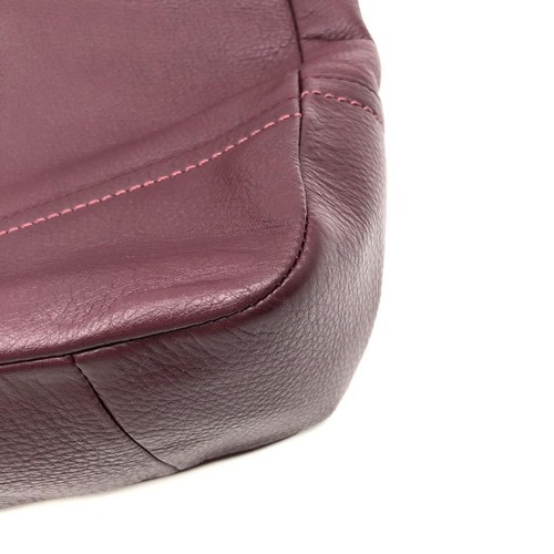 OLD COACH One Schultertasche Handtasche Tasche Vintage Leder Farbe Weinrot GEBRAUCHT - Bild 12 von 17