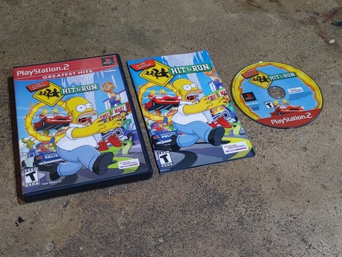 The Simpsons Hit & Run (Greatest Hits) (Sony PS2 2004) getestet & funktionsfähig CIB