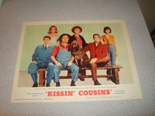 Elvis Presley 1964 Original Lobby Card Kissin Cousins Family Scene Mint Shape