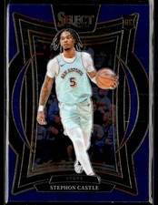 2024-25 Panini Select Retail Stephon Castle Concourse RC #72 San Antonio Spurs
