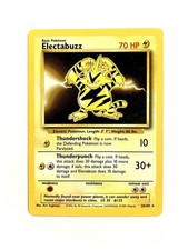 Electabuzz 20/102 WOTC Base Set Rare Pokemon TCG LP/MP