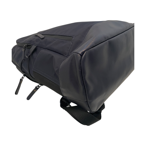 Unisex Johnston & Murphy Hudson Waterproof Backpack - Navy Nylon - Picture 8 of 9