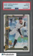 2025 Topps Holiday #H70 Paul Skenes Pittsburgh Pirates PSA 10 GEM MINT