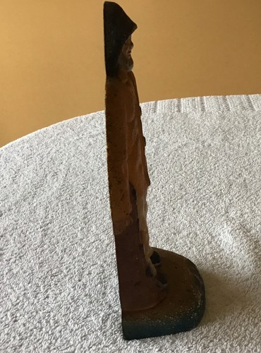 Antique Cast Iron “Old Salty” Doorstop/Bookend/Decor 8 1/4” Tall, 2lb 12 Oz. - Afbeelding 6 van 10