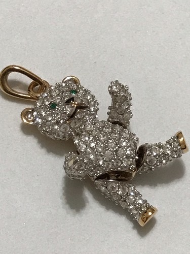 Vintage Swarovski Teddybär Anhänger - Bild 2 von 7