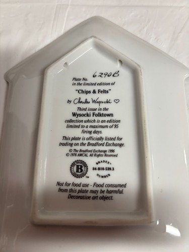 Bradford Exchange Charles Wysocki Country Corners Set of 5 Building Plates EUC - Picture 3 of 11
