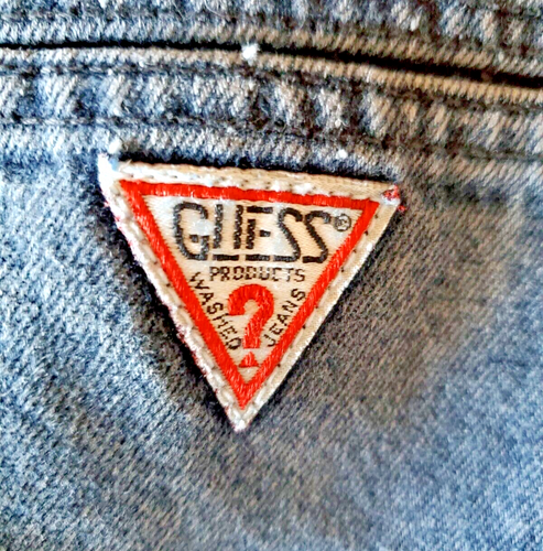 Vintage Women's Size 28X26 Guess Blue Jeans Tapered Denim. - Picture 2 of 9
