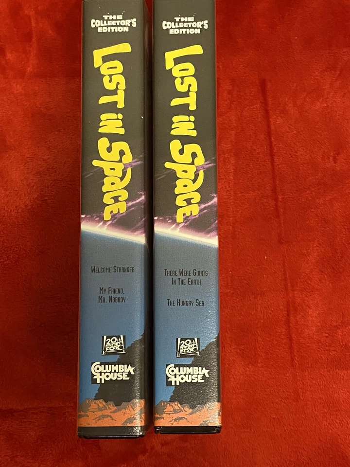 2 LOT Lost In Space VHS The Collectors Edition 1995 4 Episodes (2 On Each Tape) Foto 3 de 4